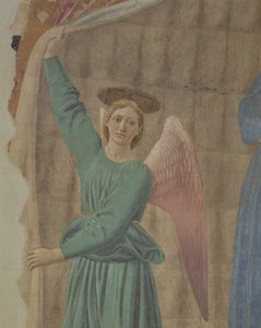 La Madonna del Parto, c.1450-70 (detalle) (post restauración)