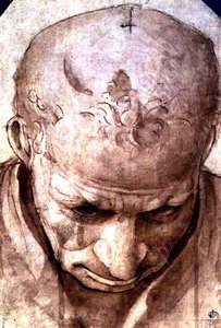 Cabeza de un hombre anciano de Piero di Cosimo