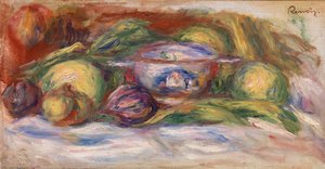 Cuenco, higos y manzanas de Pierre-Auguste Renoir