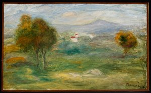 Paisaje con casas en Cagnes-sur-Mer