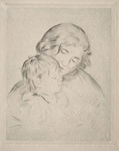 Madre e hijo de Pierre-Auguste Renoir