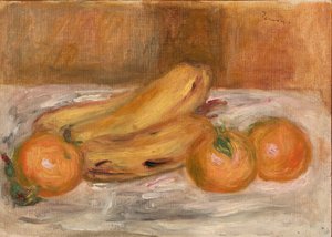 naranjas y plátanos de Pierre-Auguste Renoir