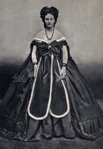 Retrato de la "semi mundana", la Castiglione por Pierson. Fotografía, finales del siglo XIX de Pierre Louis Pierson