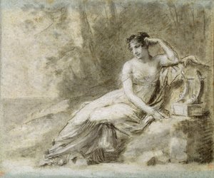 Estudio para un retrato de la emperatriz Josefina de Pierre Paul Prudhon
