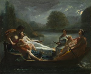 El sueño de la felicidad, después de 1819 (óleo sobre tela) de Pierre Paul Prud