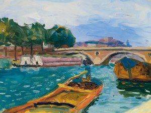 París, Puente sobre el Sena de Albert Marquet