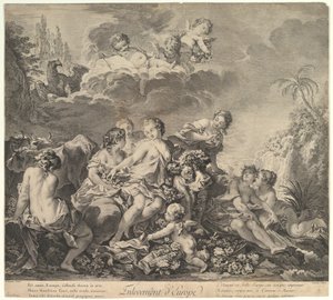 El Rapto de Europa, siglo XVIII de Pierre Alexandre Aveline
