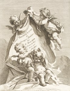 Frontispicio, 1727-60 de Pierre Alexandre Aveline