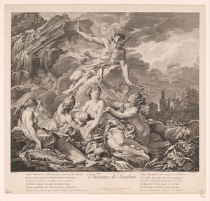 Nacimiento de Baco Naissance de Bacchus (título sobre objeto)