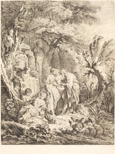 La Buena Aventura, 1738 de Pierre Alexandre Aveline