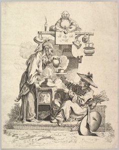 El incendio, ca. 1740 de Pierre Alexandre Aveline