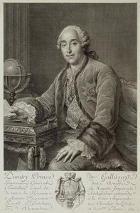 Retrato del Príncipe Dmitriy Mikhailovich Golitsyn 1721-1793 de Pierre Alexandre Tardieu