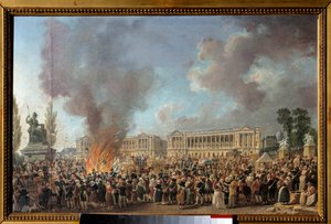 Fiesta de la unidad en la Place de la Concorde (29 thermidor año I o 10 de agosto de 1793)