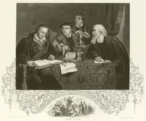 Lutero, Melanchthon, Pomeranus y Cruciger