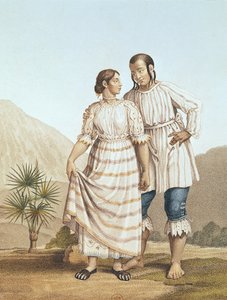 Traje de indio mexicano, de 