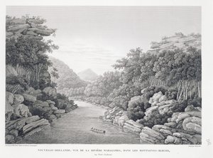 Nueva Holanda: Vista del río Waragamba en las Montañas Azules, de 