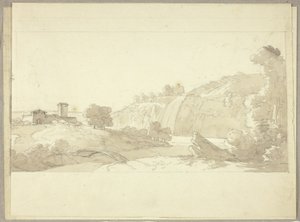 Paisaje panorámico italiano de Pierre Antoine Mongin