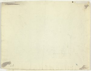 Boceto de entrada arqueada a una terraza de Pierre Antoine Mongin
