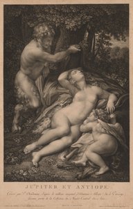 Júpiter y Antíope de Pierre Audouin