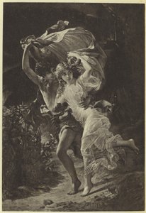 La tormenta de Pierre Auguste Cot de Pierre Auguste Cot