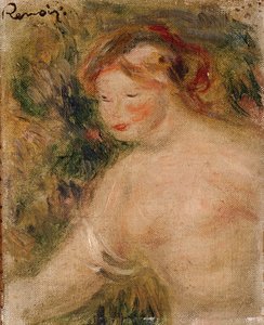 Un torso femenino, 1910 de Pierre Auguste Renoir