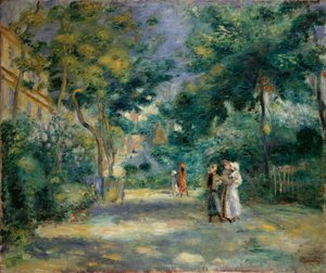 Un jardín en Montmartre de Pierre Auguste Renoir