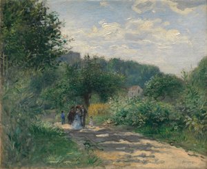 Un camino en Louveciennes, ca. 1870