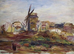 Un molino de viento de Pierre Auguste Renoir