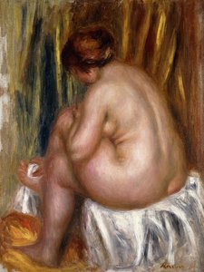 Después del baño de Pierre Auguste Renoir