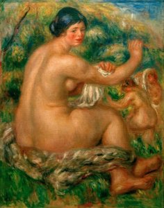 Después del baño de Pierre Auguste Renoir