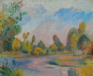 A la orilla del río, 1896 de Pierre Auguste Renoir