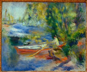A la orilla del agua de Pierre Auguste Renoir