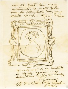 Carta autógrafa firmada al Dr. Fritz Thurneyssen, París y Les Collettes, 24 de junio de 1908 de Pierre Auguste Renoir