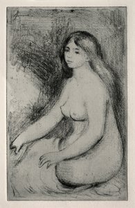 Baigneuse assise de Pierre Auguste Renoir