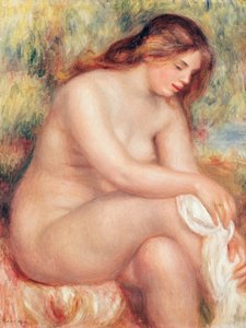 Bañista secándose, c.1910