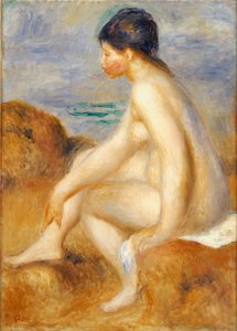 Bañista, c.1892-93 de Pierre Auguste Renoir