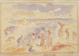 Escena de playa