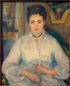 Retrato de Madame Victor Chocquet de Pierre Auguste Renoir