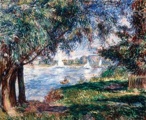 Bougival, 1888 de Pierre Auguste Renoir