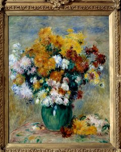 Ramo de crisantemos de Pierre Auguste Renoir