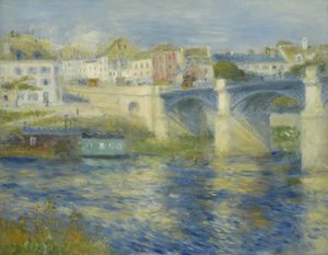Puente en Chatou, c.1875 de Pierre Auguste Renoir