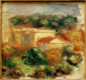 Retrato de busto de Pierre Auguste Renoir
