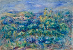 Paisaje de Cagnes de Pierre Auguste Renoir