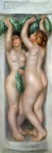 Cariátides, c.1910 de Pierre Auguste Renoir