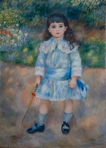 Niña con un látigo