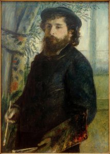 Claude Monet pintando de Pierre Auguste Renoir