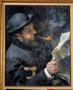 Claude Monet leyendo