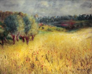 El Campo de Trigo de Pierre Auguste Renoir