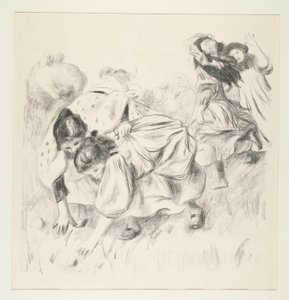 ¿Niños jugando? la pelota (niños jugando a la pelota) de Pierre Auguste Renoir
