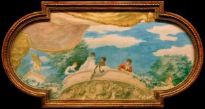 Diseño para un mural de techo de Pierre Auguste Renoir